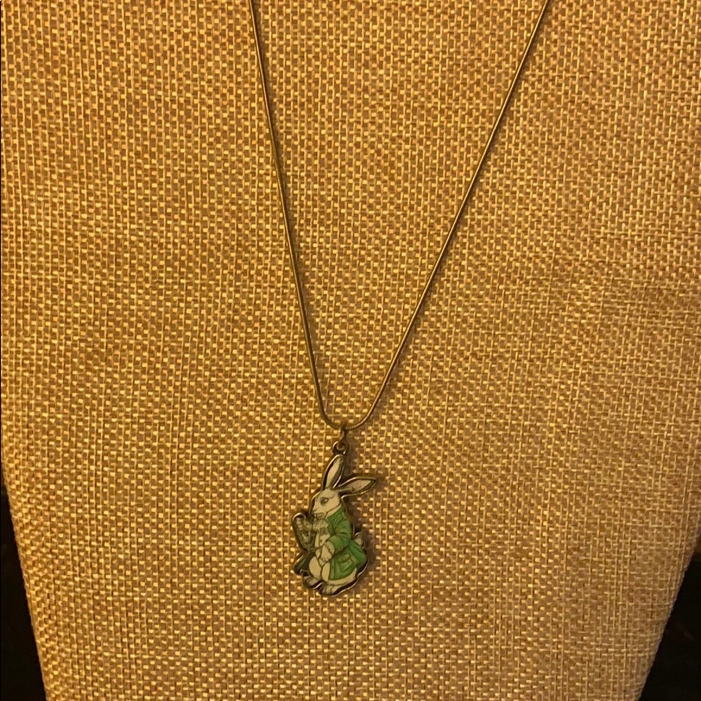 White Rabbit necklace
